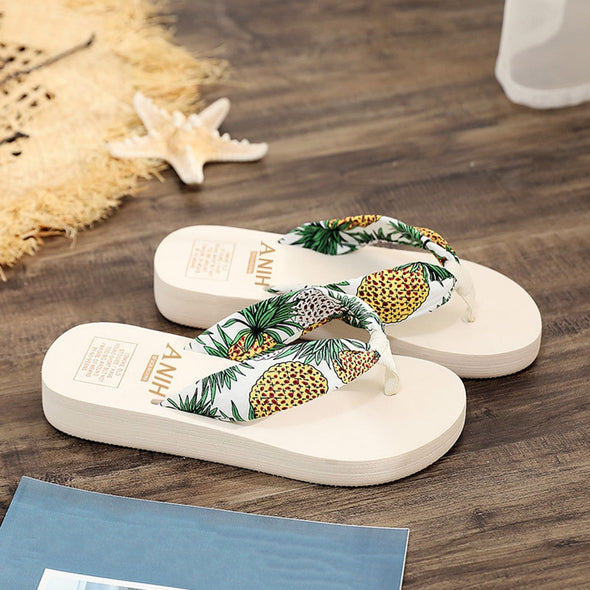 Bohemian Summer Floral Slippers for Women